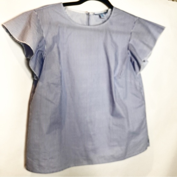 Draper James | Cloister Stripe Flutter Top - Picture 1 of 3